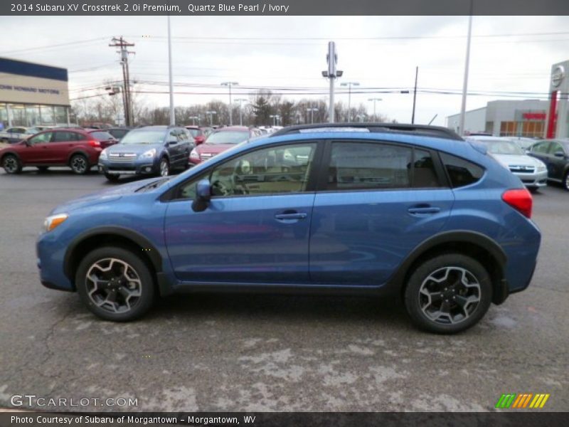 Quartz Blue Pearl / Ivory 2014 Subaru XV Crosstrek 2.0i Premium