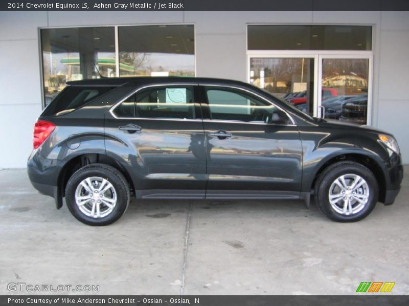 Ashen Gray Metallic / Jet Black 2014 Chevrolet Equinox LS