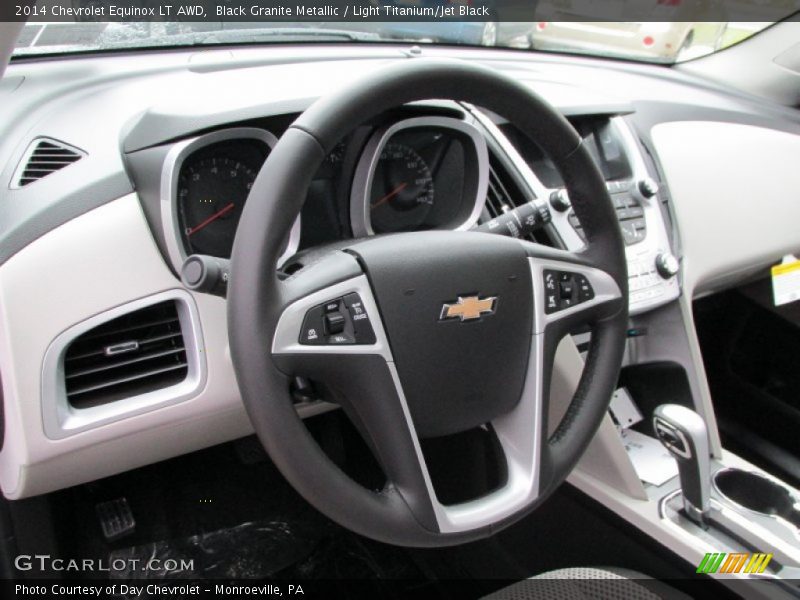 Black Granite Metallic / Light Titanium/Jet Black 2014 Chevrolet Equinox LT AWD
