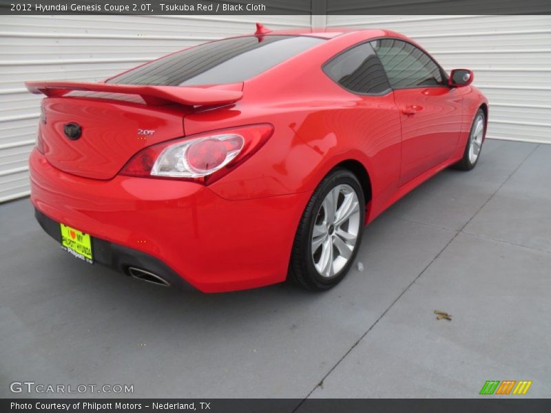 Tsukuba Red / Black Cloth 2012 Hyundai Genesis Coupe 2.0T