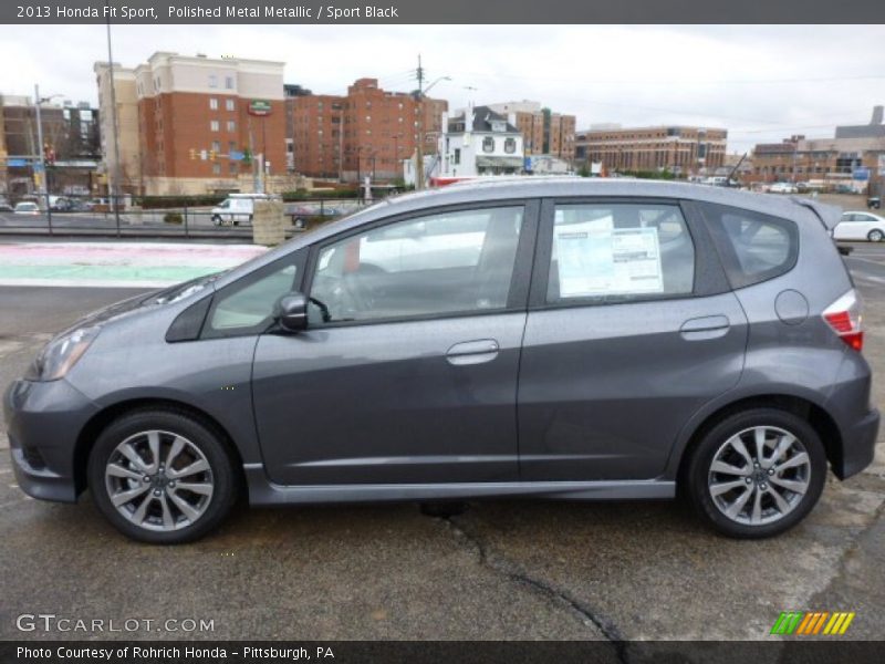 Polished Metal Metallic / Sport Black 2013 Honda Fit Sport