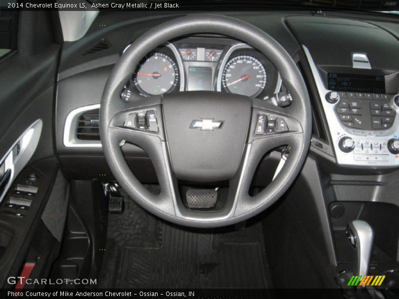 Ashen Gray Metallic / Jet Black 2014 Chevrolet Equinox LS
