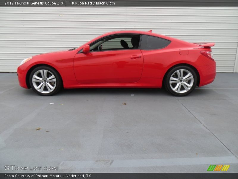Tsukuba Red / Black Cloth 2012 Hyundai Genesis Coupe 2.0T
