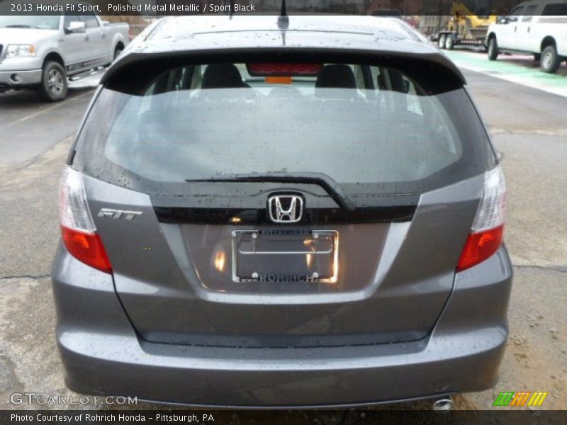 Polished Metal Metallic / Sport Black 2013 Honda Fit Sport