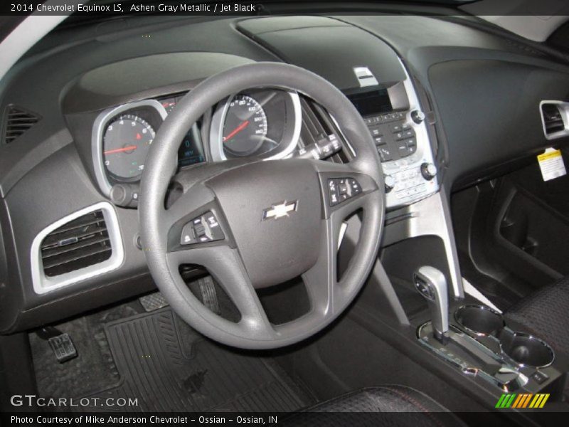 Ashen Gray Metallic / Jet Black 2014 Chevrolet Equinox LS