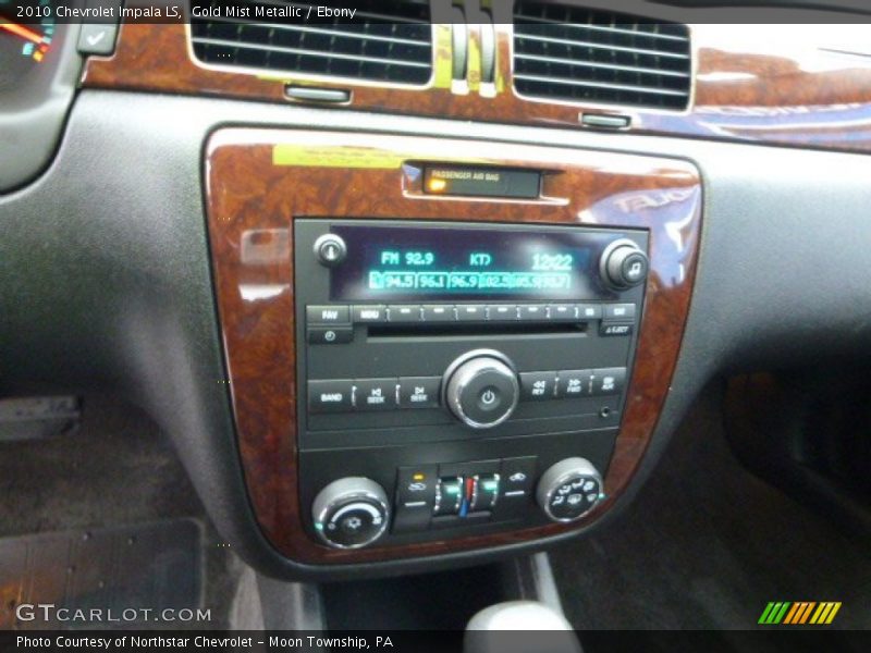 Gold Mist Metallic / Ebony 2010 Chevrolet Impala LS