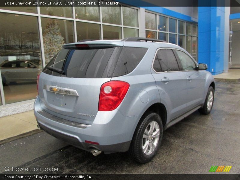 Silver Topaz Metallic / Jet Black 2014 Chevrolet Equinox LT AWD