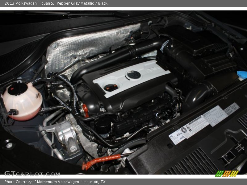 Pepper Gray Metallic / Black 2013 Volkswagen Tiguan S