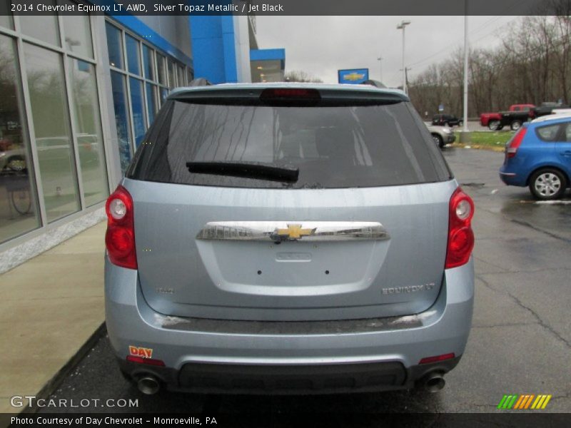 Silver Topaz Metallic / Jet Black 2014 Chevrolet Equinox LT AWD