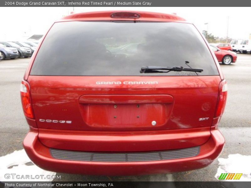 Inferno Red Tinted Pearl / Medium Slate Gray 2004 Dodge Grand Caravan SXT