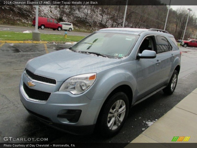 Silver Topaz Metallic / Jet Black 2014 Chevrolet Equinox LT AWD