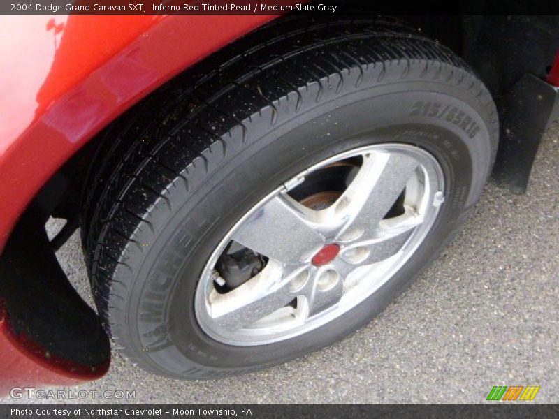 Inferno Red Tinted Pearl / Medium Slate Gray 2004 Dodge Grand Caravan SXT