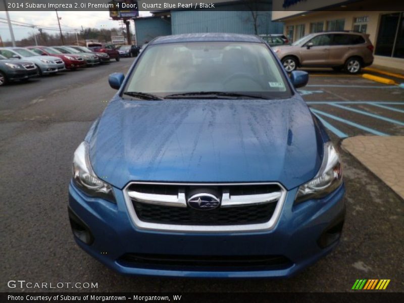 Quartz Blue Pearl / Black 2014 Subaru Impreza 2.0i Premium 4 Door