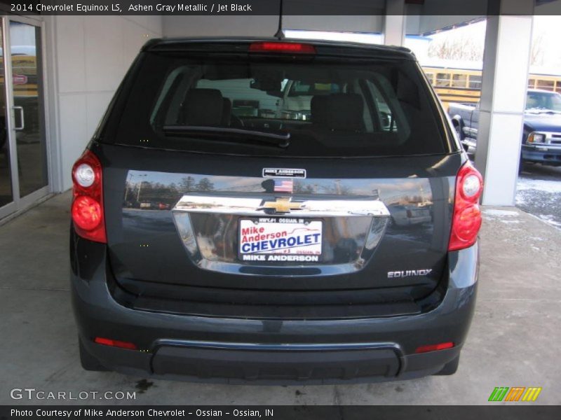 Ashen Gray Metallic / Jet Black 2014 Chevrolet Equinox LS