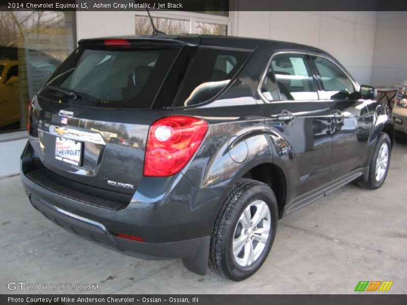 Ashen Gray Metallic / Jet Black 2014 Chevrolet Equinox LS
