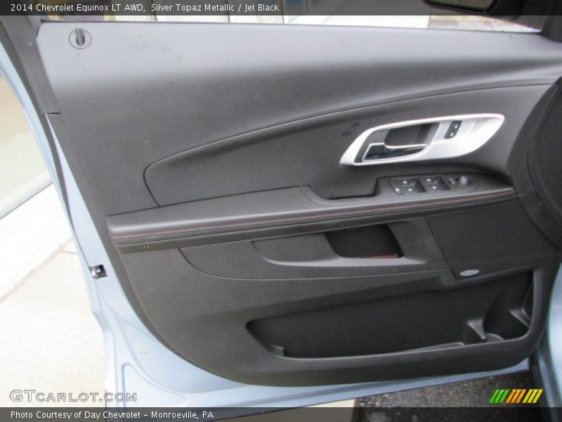 Silver Topaz Metallic / Jet Black 2014 Chevrolet Equinox LT AWD