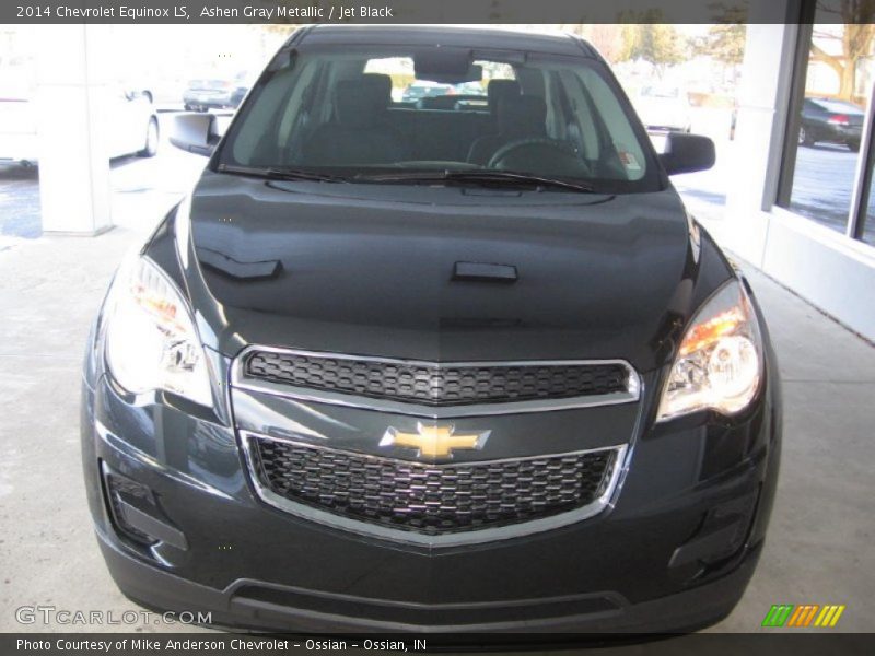 Ashen Gray Metallic / Jet Black 2014 Chevrolet Equinox LS