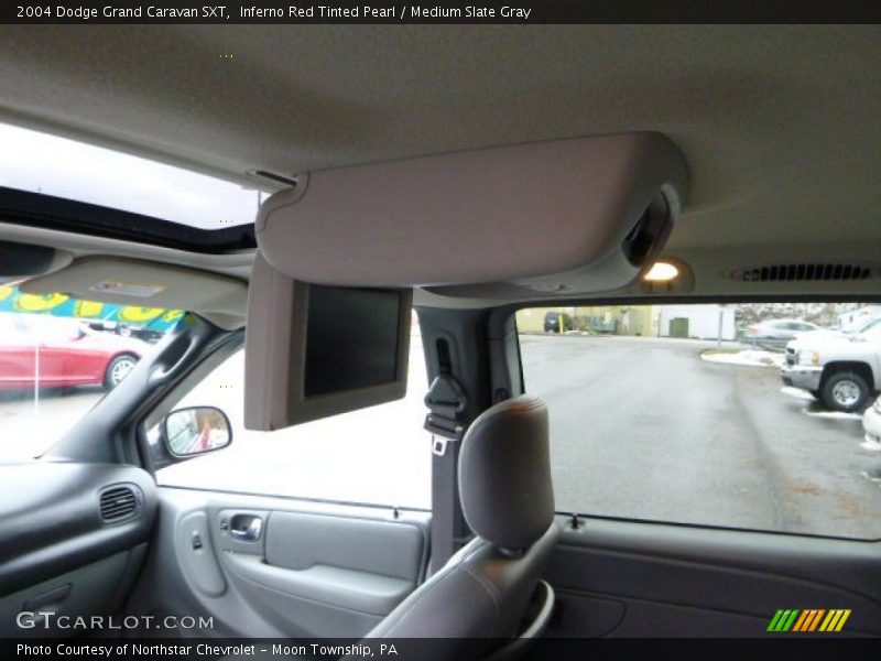 Inferno Red Tinted Pearl / Medium Slate Gray 2004 Dodge Grand Caravan SXT