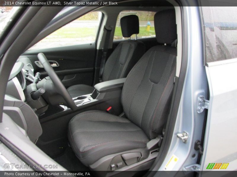 Silver Topaz Metallic / Jet Black 2014 Chevrolet Equinox LT AWD