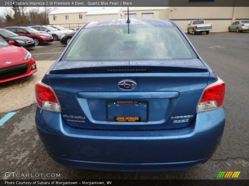 Quartz Blue Pearl / Black 2014 Subaru Impreza 2.0i Premium 4 Door