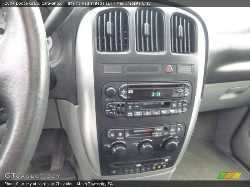 Inferno Red Tinted Pearl / Medium Slate Gray 2004 Dodge Grand Caravan SXT