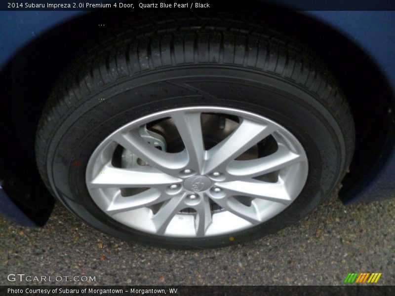 Quartz Blue Pearl / Black 2014 Subaru Impreza 2.0i Premium 4 Door