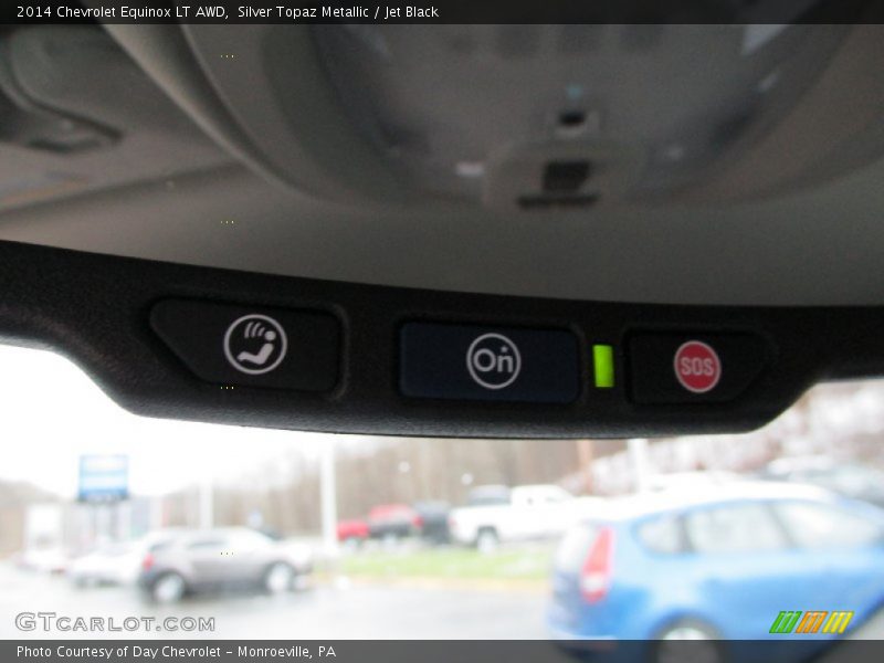 Silver Topaz Metallic / Jet Black 2014 Chevrolet Equinox LT AWD
