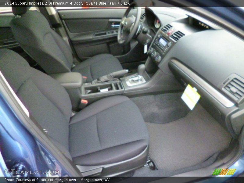 Quartz Blue Pearl / Black 2014 Subaru Impreza 2.0i Premium 4 Door