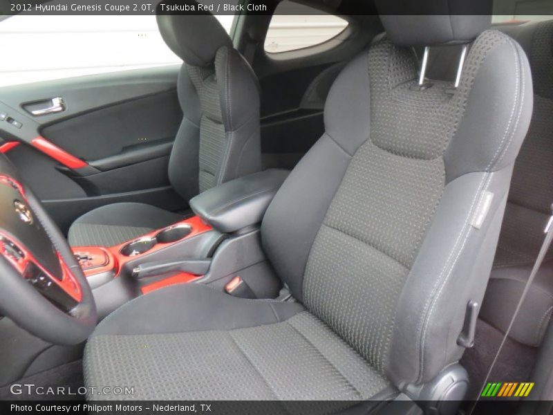 Tsukuba Red / Black Cloth 2012 Hyundai Genesis Coupe 2.0T