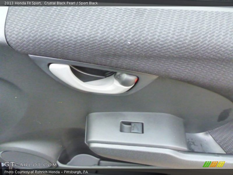 Crystal Black Pearl / Sport Black 2013 Honda Fit Sport