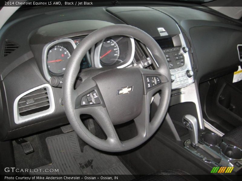 Black / Jet Black 2014 Chevrolet Equinox LS AWD