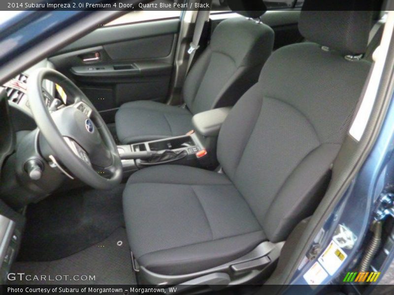 Quartz Blue Pearl / Black 2014 Subaru Impreza 2.0i Premium 4 Door