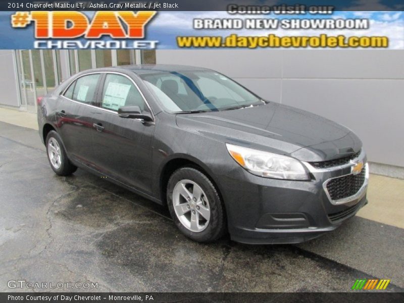 Ashen Gray Metallic / Jet Black 2014 Chevrolet Malibu LT