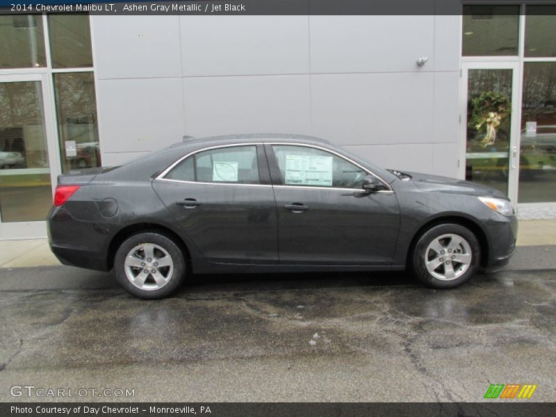 Ashen Gray Metallic / Jet Black 2014 Chevrolet Malibu LT