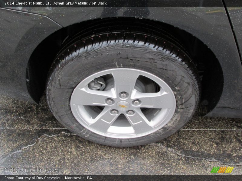 Ashen Gray Metallic / Jet Black 2014 Chevrolet Malibu LT