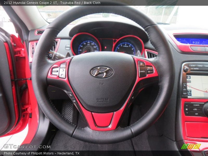 Tsukuba Red / Black Cloth 2012 Hyundai Genesis Coupe 2.0T