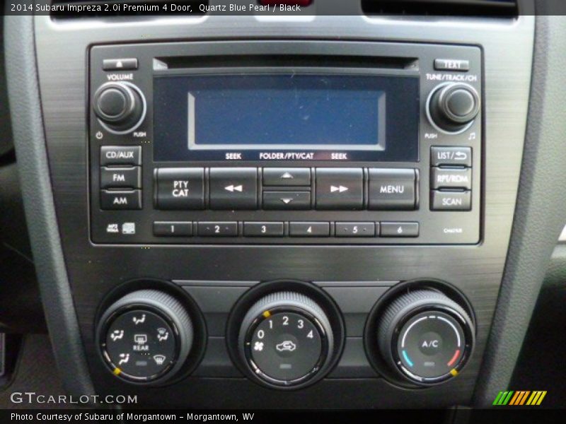 Audio System of 2014 Impreza 2.0i Premium 4 Door