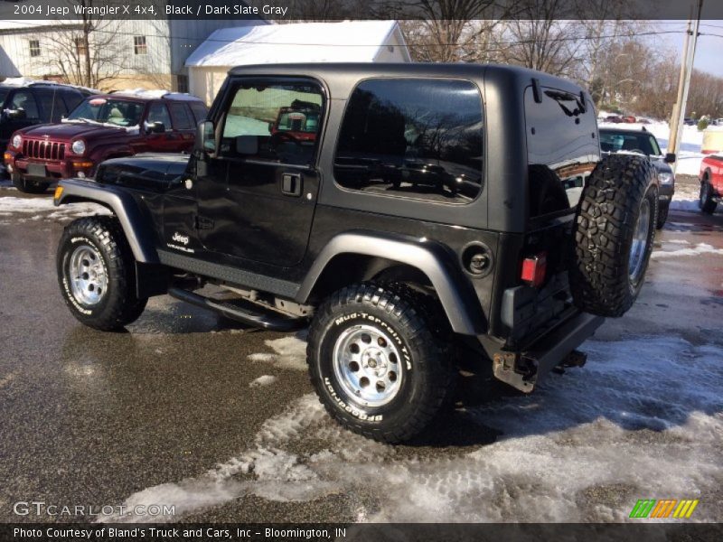 Black / Dark Slate Gray 2004 Jeep Wrangler X 4x4