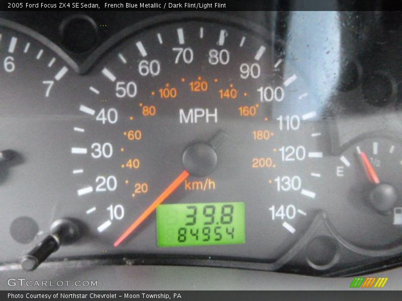 French Blue Metallic / Dark Flint/Light Flint 2005 Ford Focus ZX4 SE Sedan