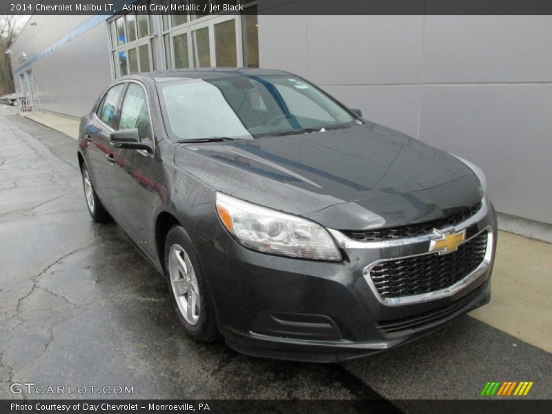 Ashen Gray Metallic / Jet Black 2014 Chevrolet Malibu LT