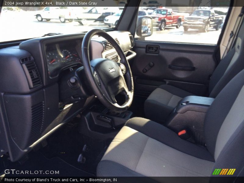 Black / Dark Slate Gray 2004 Jeep Wrangler X 4x4