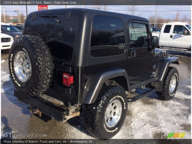 Black / Dark Slate Gray 2004 Jeep Wrangler X 4x4