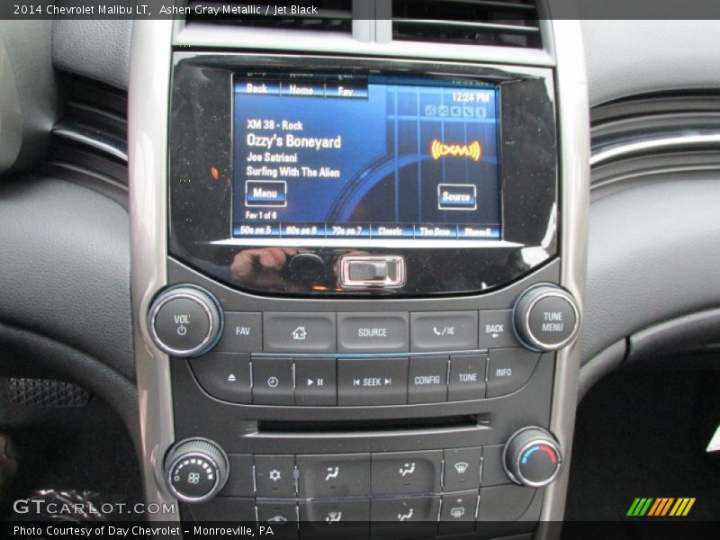 Ashen Gray Metallic / Jet Black 2014 Chevrolet Malibu LT