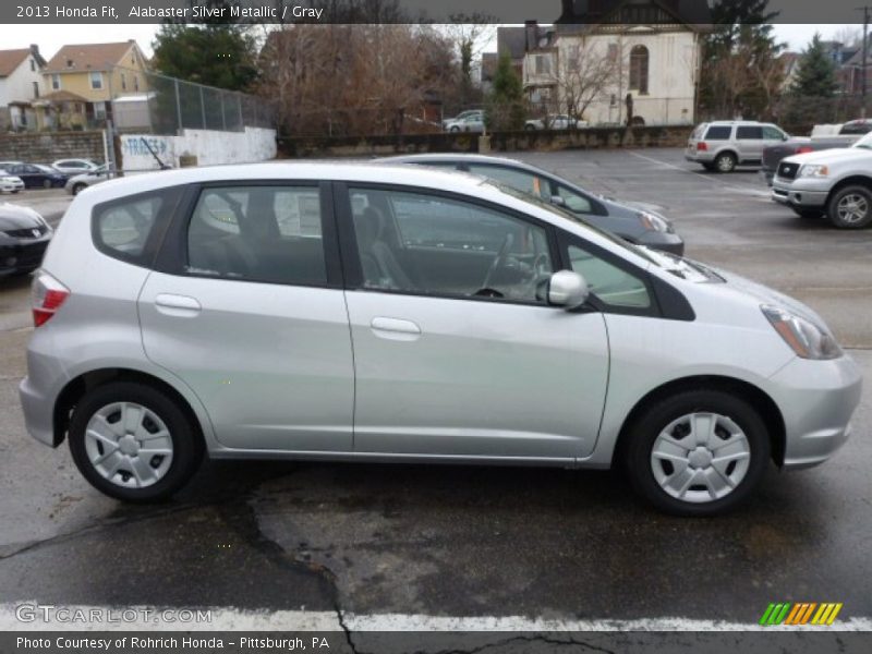 Alabaster Silver Metallic / Gray 2013 Honda Fit