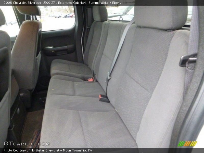Summit White / Ebony 2008 Chevrolet Silverado 1500 Z71 Extended Cab 4x4