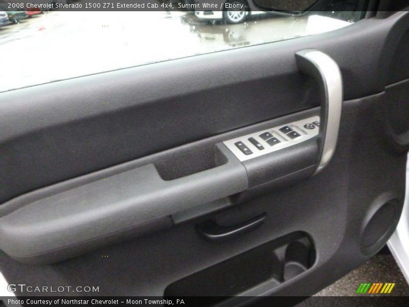 Summit White / Ebony 2008 Chevrolet Silverado 1500 Z71 Extended Cab 4x4