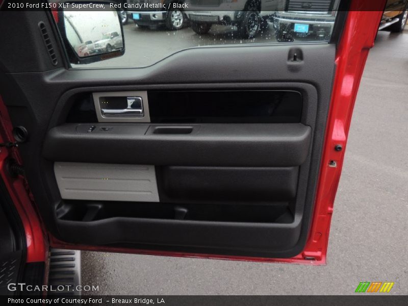 Red Candy Metallic / Black 2010 Ford F150 XLT SuperCrew