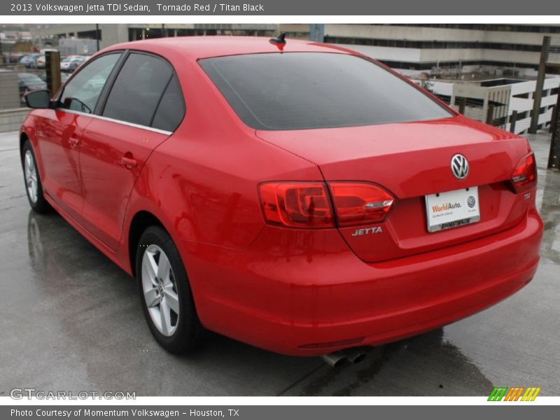 Tornado Red / Titan Black 2013 Volkswagen Jetta TDI Sedan