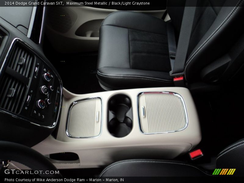 Maximum Steel Metallic / Black/Light Graystone 2014 Dodge Grand Caravan SXT