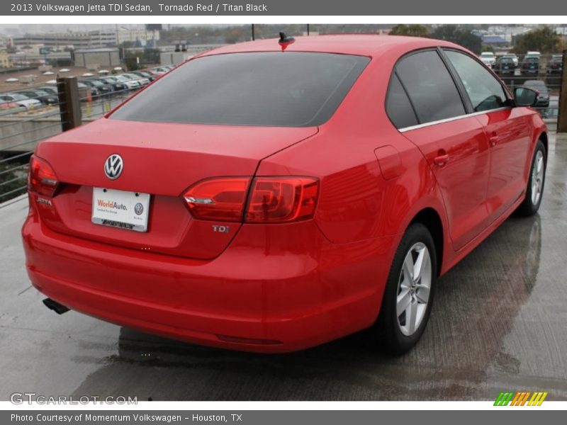 Tornado Red / Titan Black 2013 Volkswagen Jetta TDI Sedan
